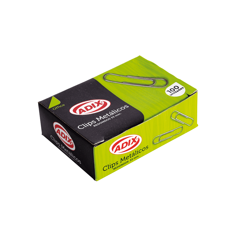 Clips Metálicos Redondos 33mm (100 un)