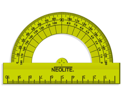 Transportador 180° Green 10cm