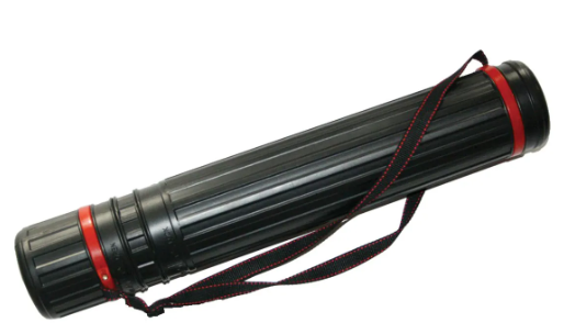 Portaplanos con Correa Diámetro: 8.5 cm Extensión: 60-100 cm aprox