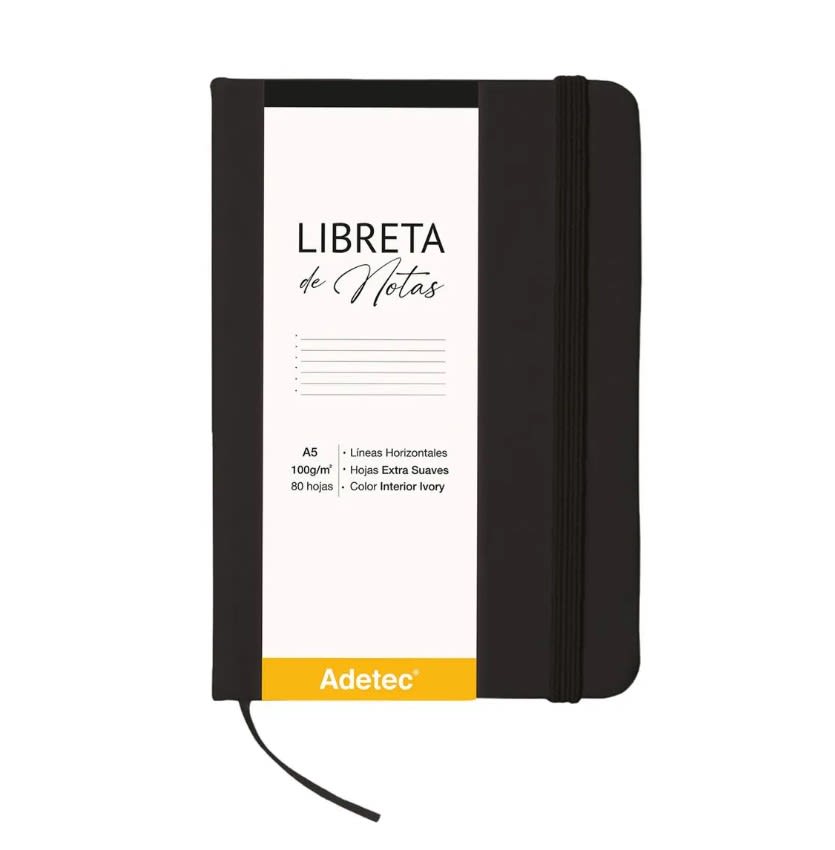 Libreta de Notas A5 100grs 80 HJS
