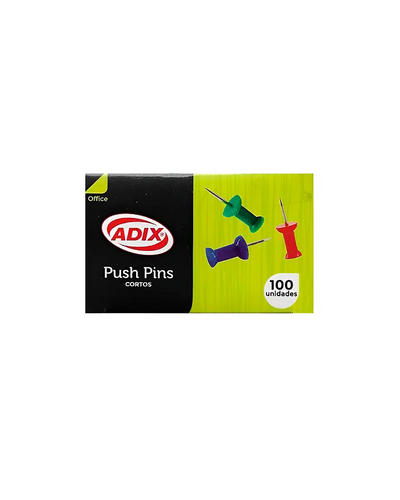 Push Pins Cortos (100 un)