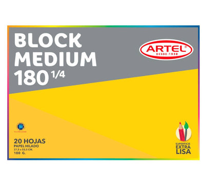 Block Medium 180 180grs 1/4 (20 Hjs)