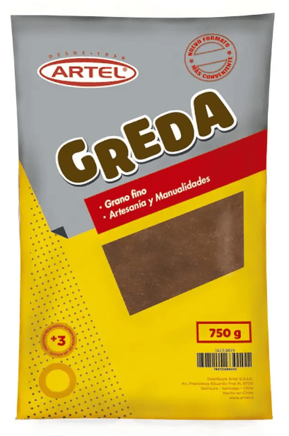 Greda Natural Fina 750 grs