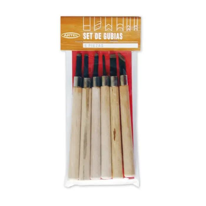 Gubias Para Tallar (6 un)