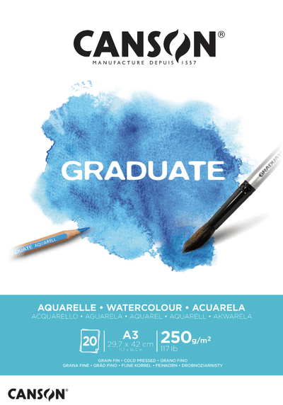 Canson Block Graduate Acuarela 250grs