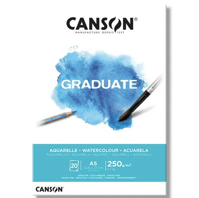 Canson Block Graduate Acuarela 250grs