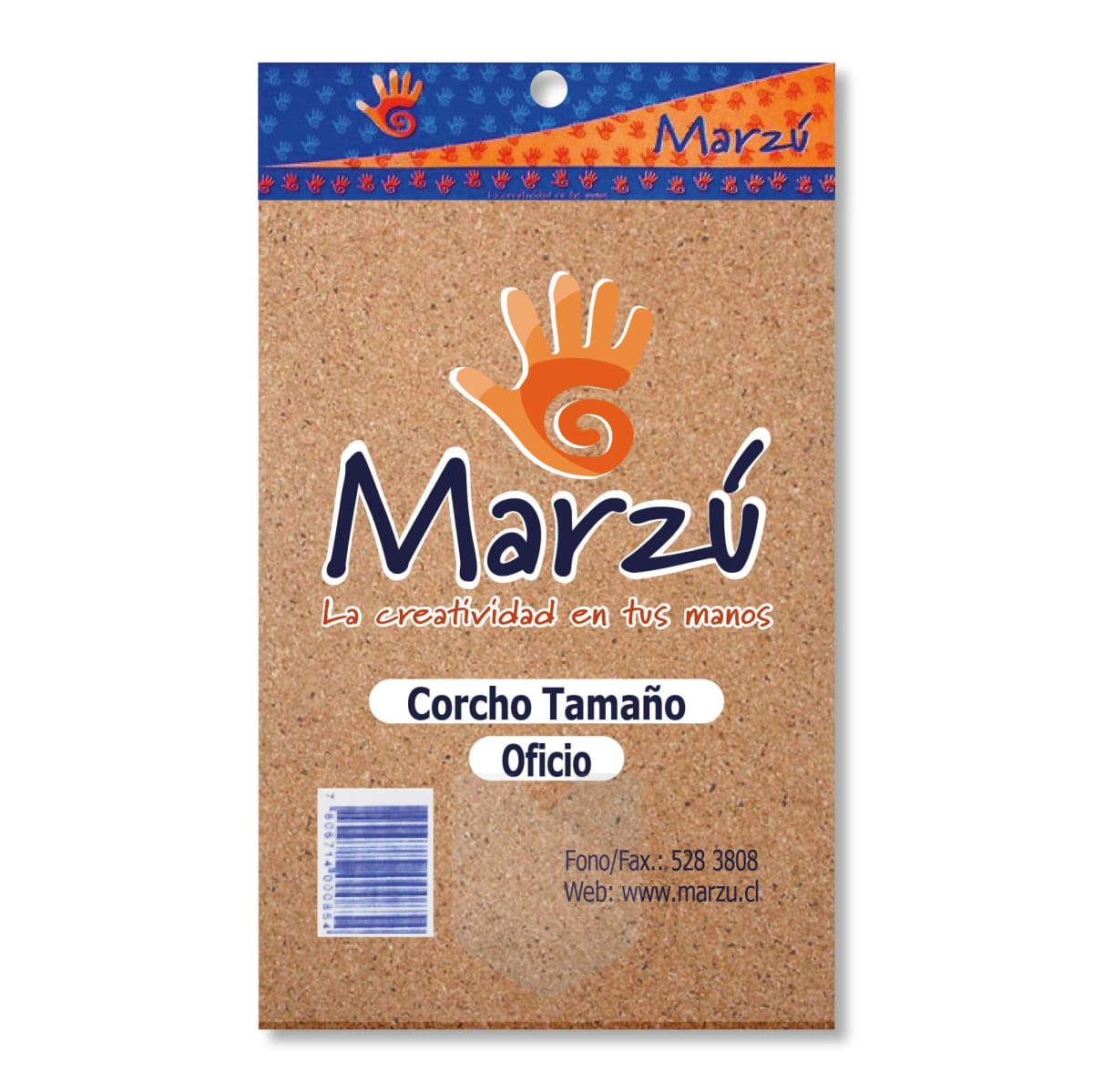 Lámina de Corcho 1mm Oficio