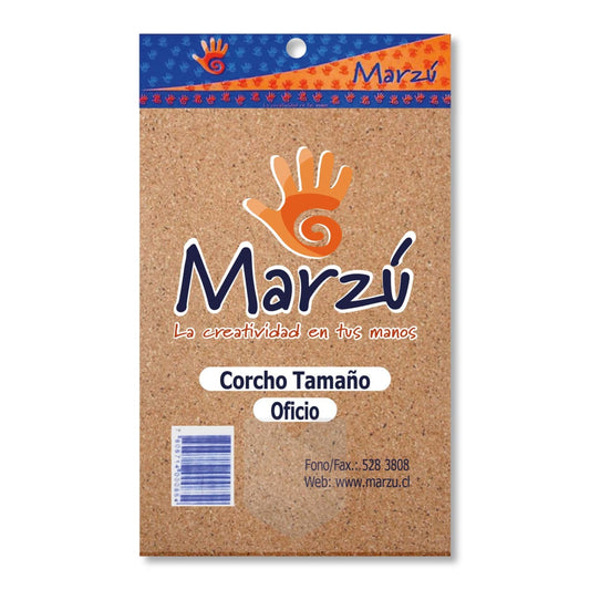 Lámina de Corcho 1mm Oficio