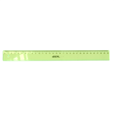 Regla Plástica Biselada Green 30cm