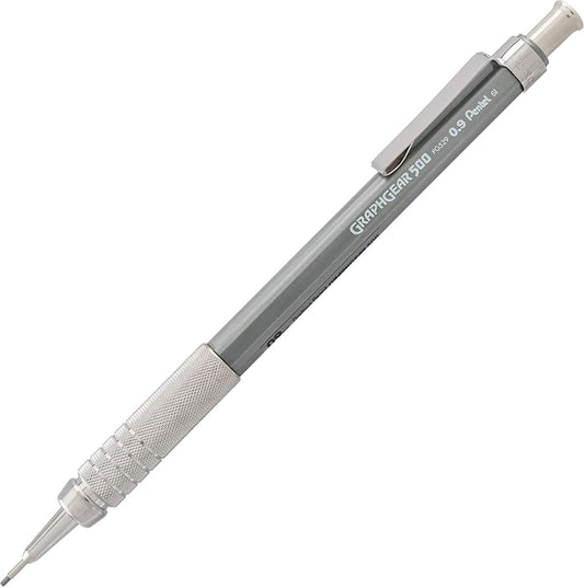 Portaminas Pentel Graphgear 500 0.9mm Gris