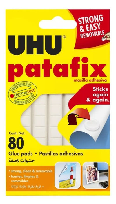 Pastillas Adhesivas Patafix Blancas (80 un)