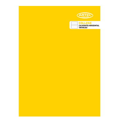 Cuaderno College Caligrafía Horizontal 100 HJS
