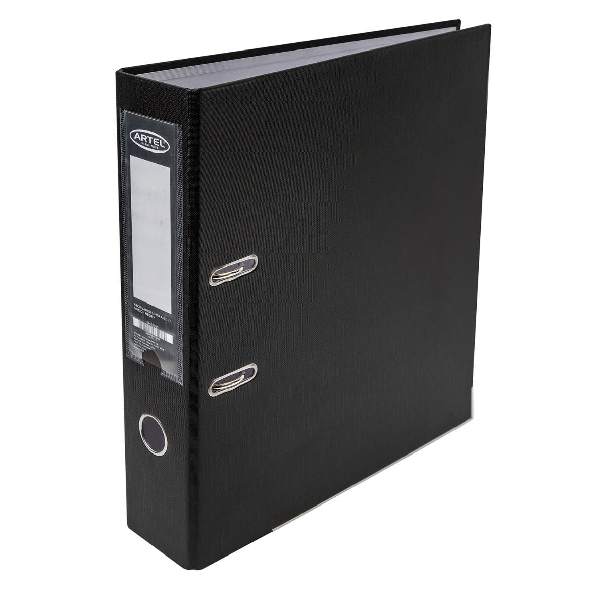 Archivador Oficio Lomo Ancho Negro