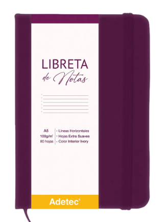 Libreta de Notas A5 100grs 80 HJS