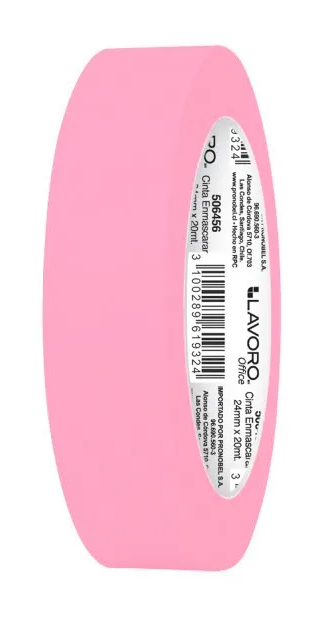Masking tape colores 18 mm x 40 mts
