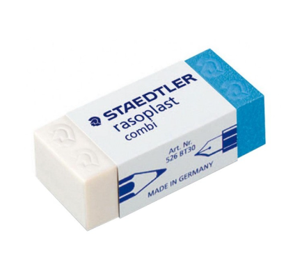 Goma de borrar rasoplast combi