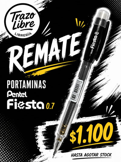 Portaminas Fiesta O.7mm negro