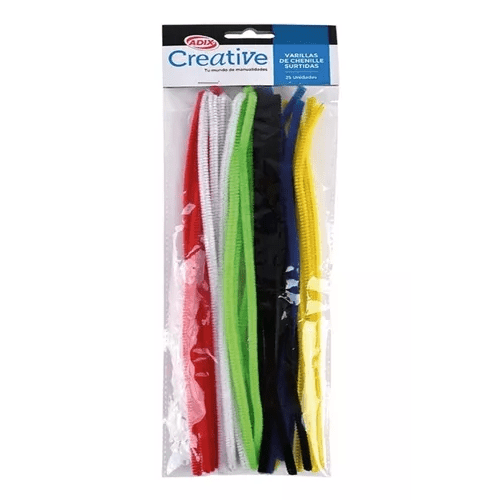 Limpiapipas 25 Unidades Colores